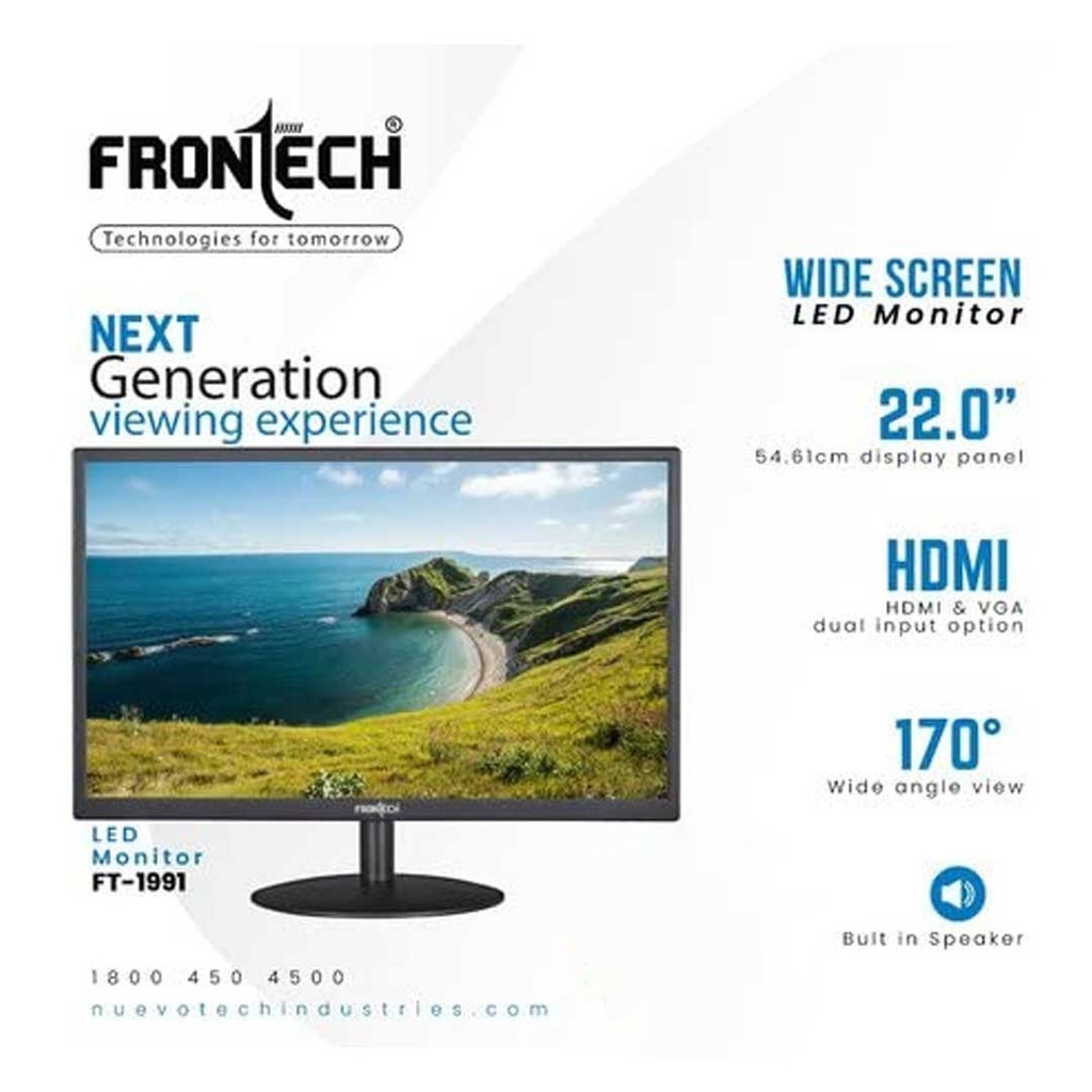 Frontech FT1991 22" LED Monitor Quality Computer